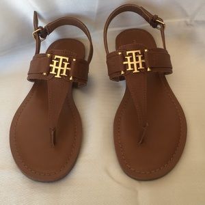 Tommy hilfiger brown sandals